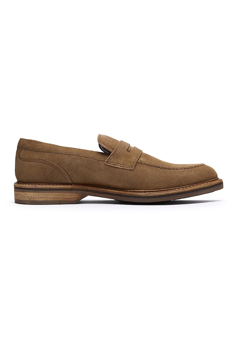 Pantofi loafer de piele Aldwin Step - Caramel