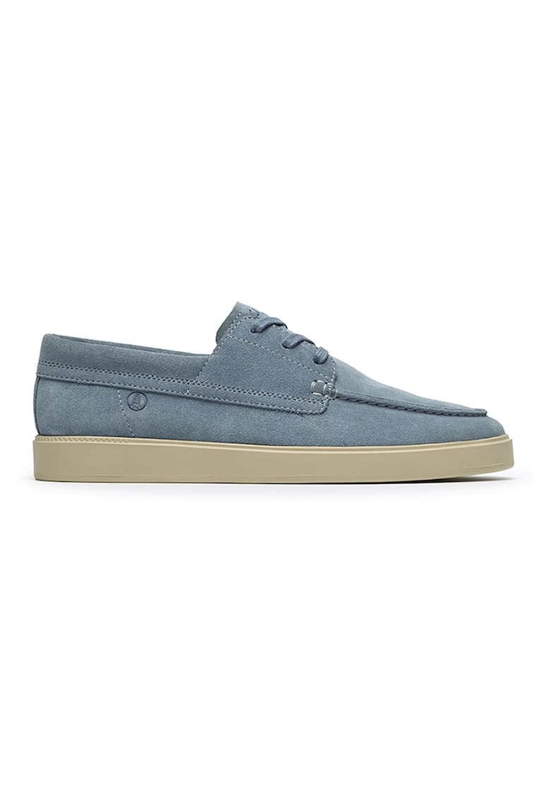 Mocasini de piele intoarsa Lockford - Albastru lavanda