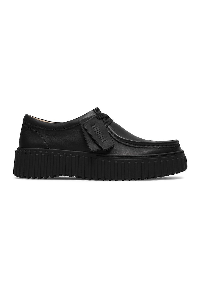 Mocasini de piele intoarsa Torhill - Negru