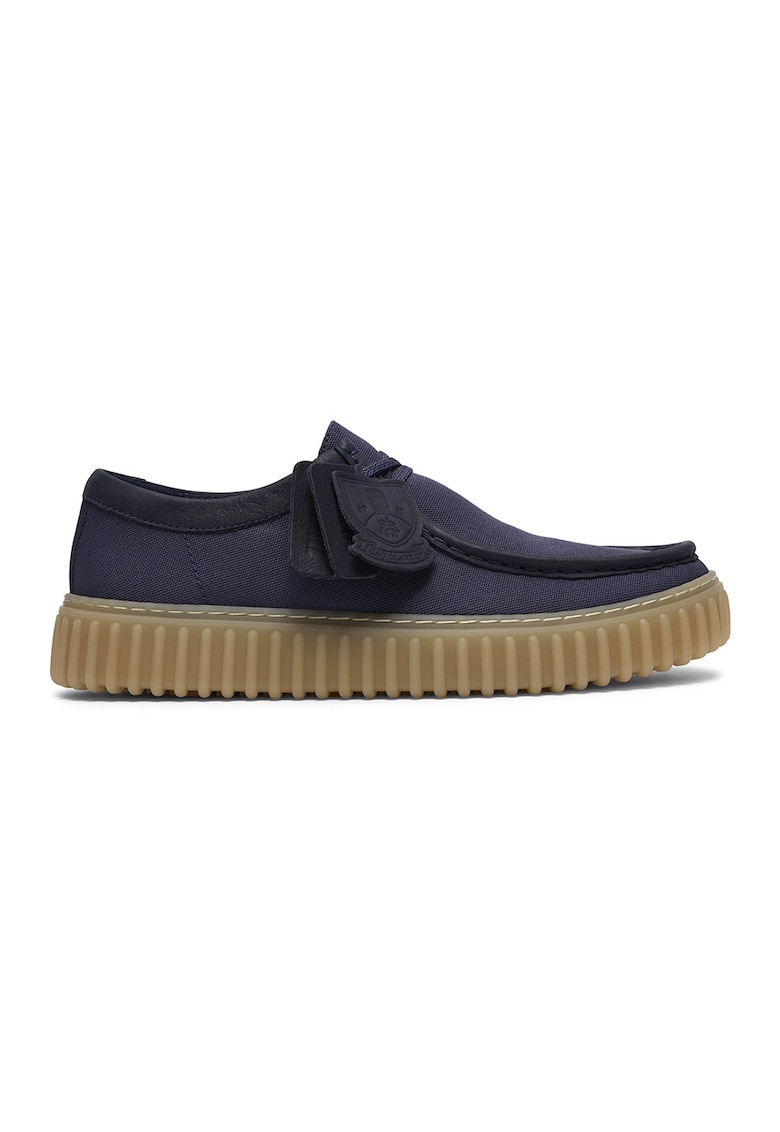 Pantofi casual de piele Torhill - Negru/Bleumarin