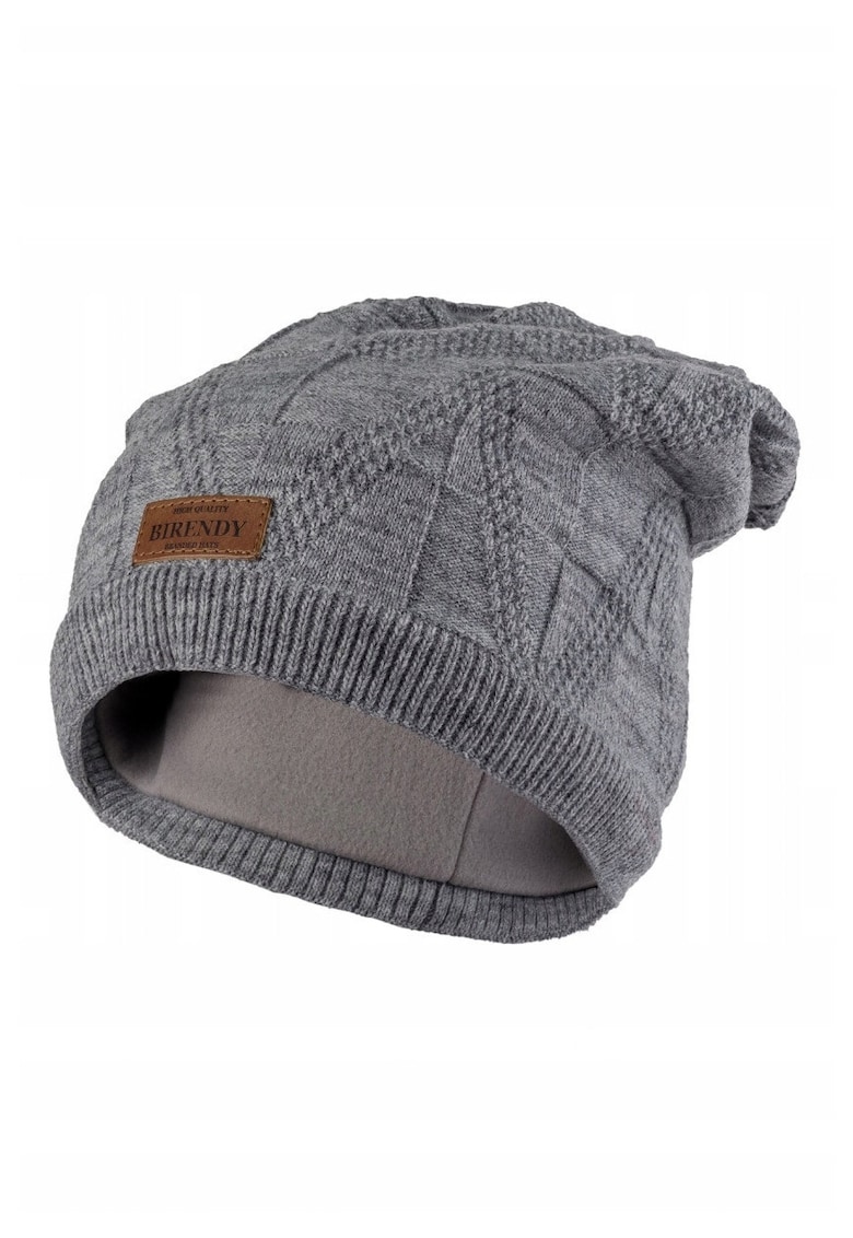 Caciula de iarna - CZ05 - ajustabila - gri - marime unica