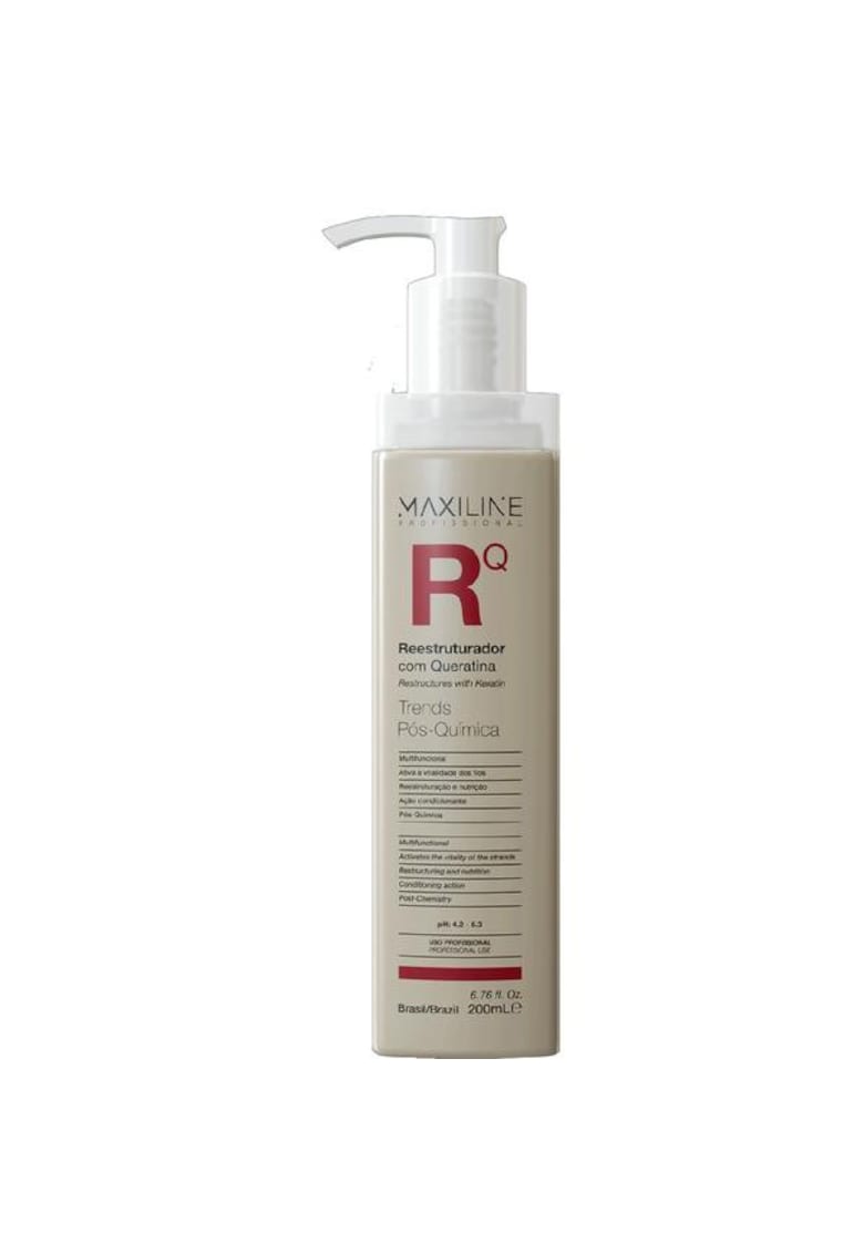 Tratament de par restructurant cu cheratina - 200 ml - pentru par degradat - unisex