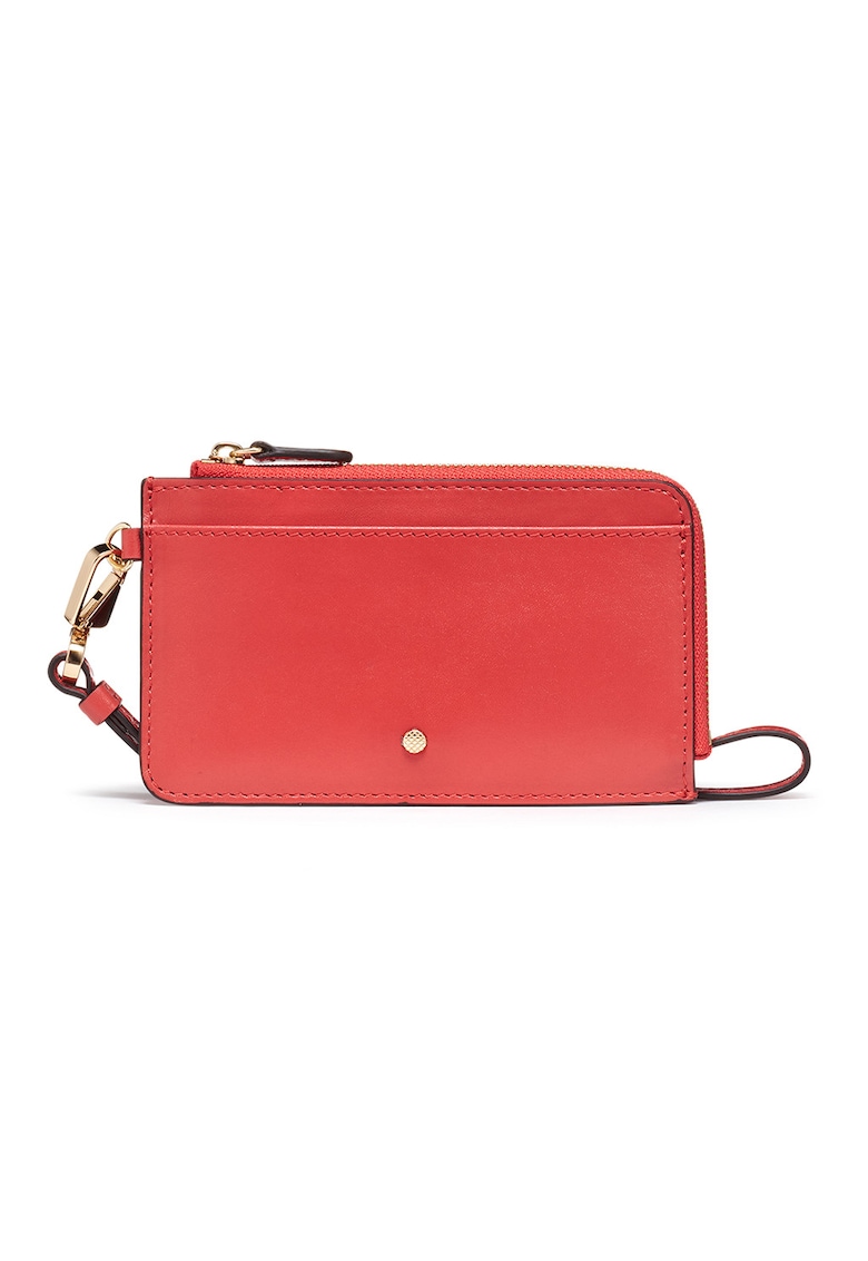 Portofel uni cu fermoar - Coral