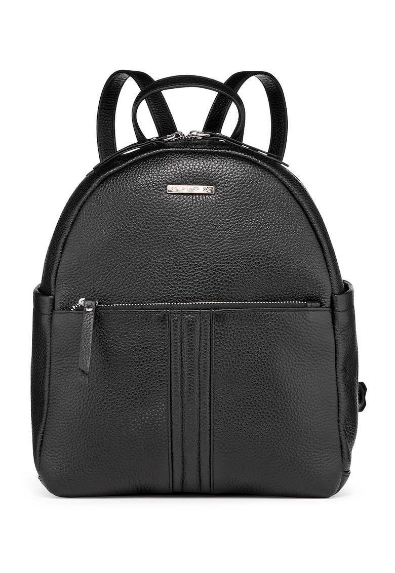 Rucsac de piele Elizabeth - Negru stins