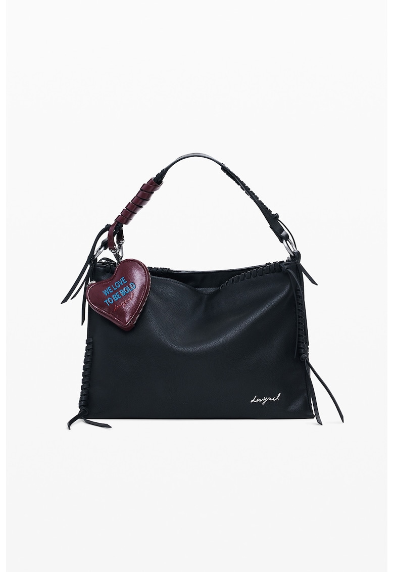 Geanta de umar cu etui detasabil - Negru