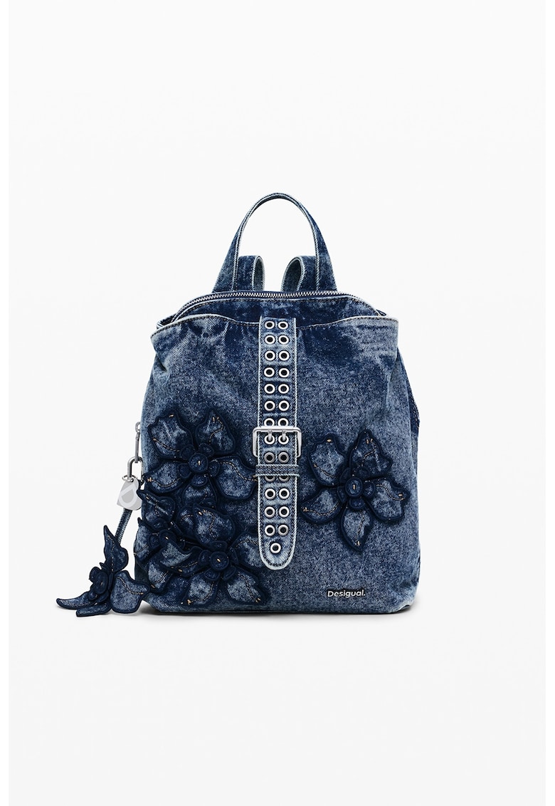 Rucsac de denim - Albastru melange/Bleumarin