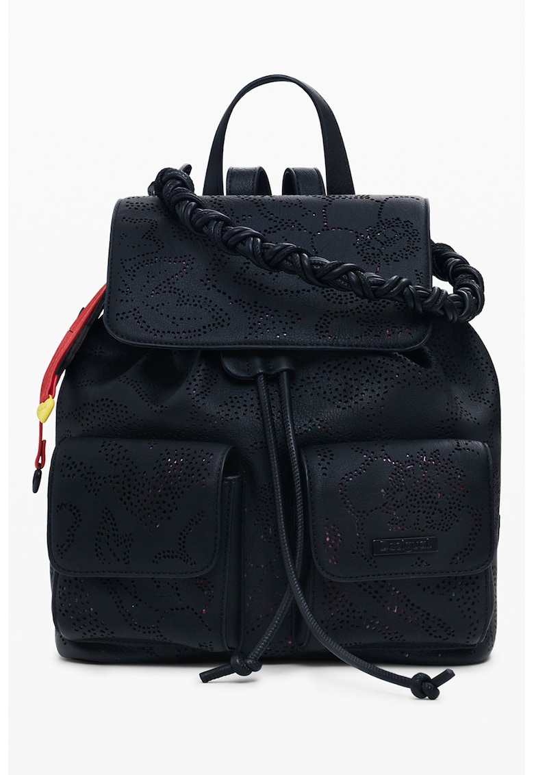 Rucsac cu model perforat - Negru