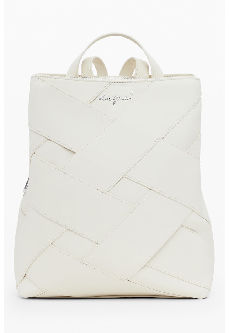 Rucsac cu maner in partea de sus - Alb