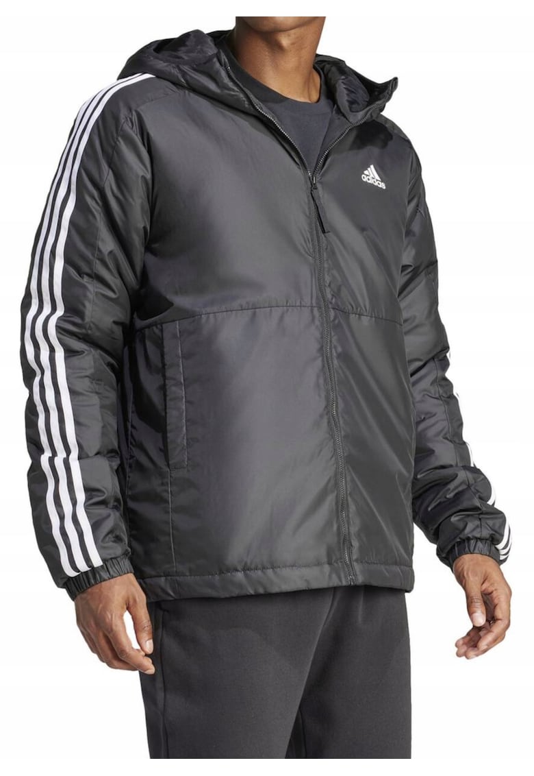Jacheta impermeabila cu gluga Essentials 3-Stripes -