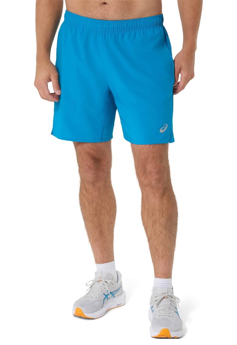Pantaloni scurti cu buzunare si snur - pnetru alergare Core 7in - Turcoaz