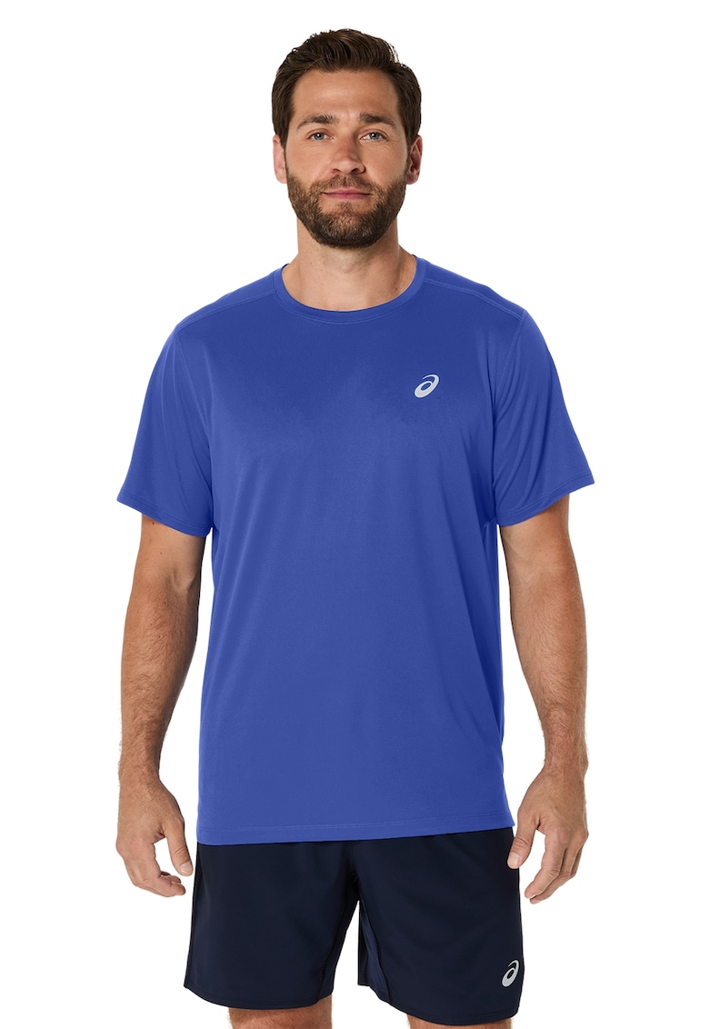 Tricou cu logo - pentru alergare Core SS - Bleumarin