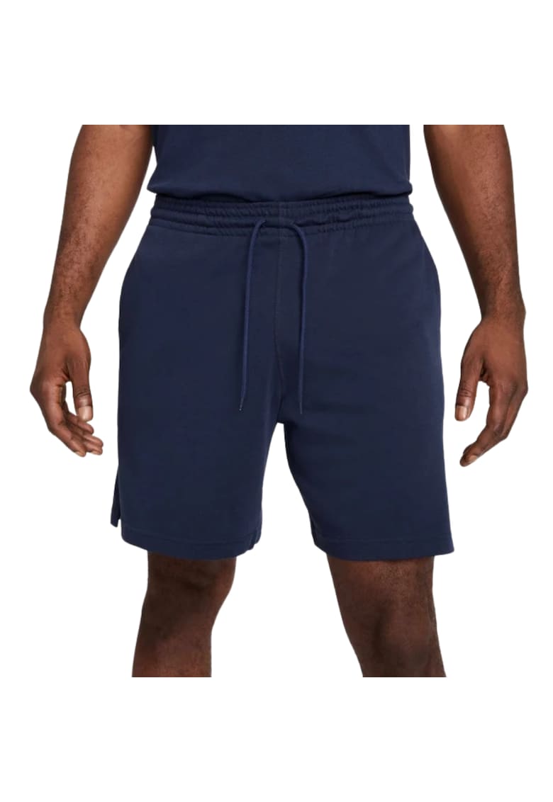Pantaloni sport barbati CLUB KNIT SHORT albastru - poliester - marime