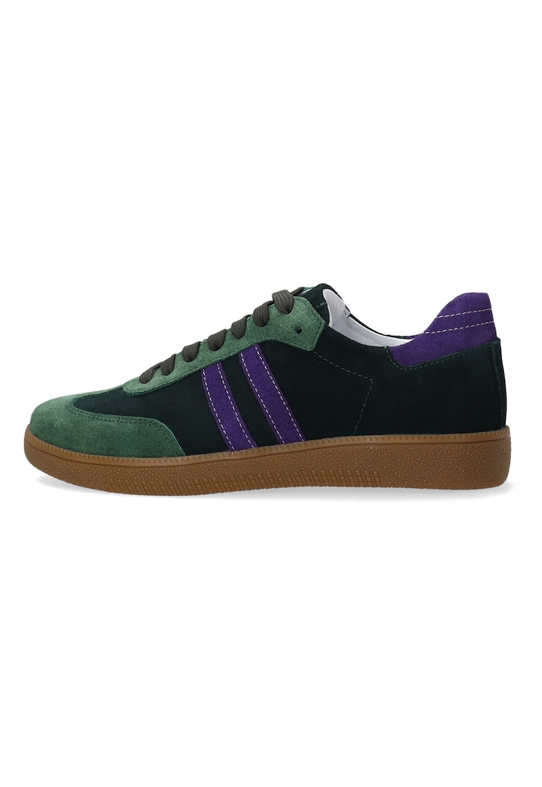 Pantofi sport cu profil jos - din piele intoarsa