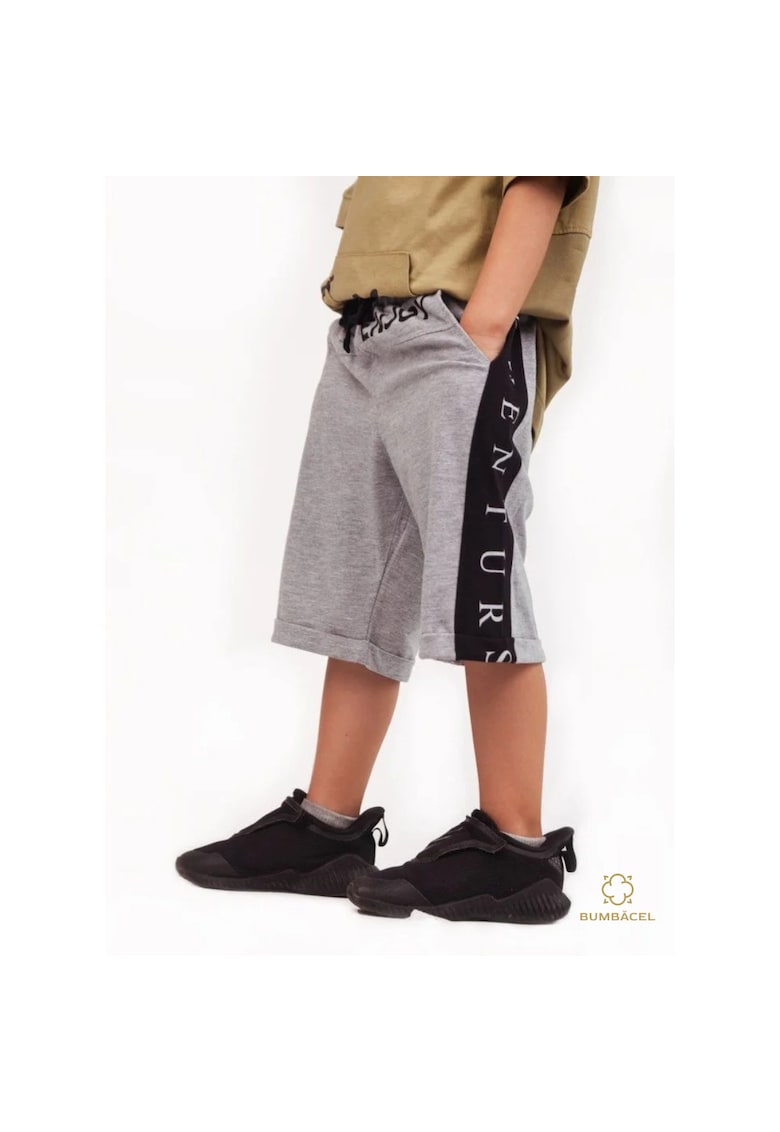 Pantaloni scurti din bumbac - cu imprimeu - pentru baieti