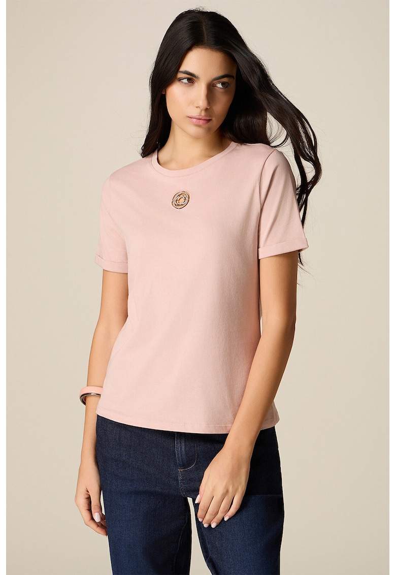 Tricou regular-fit din bumbac - Roz