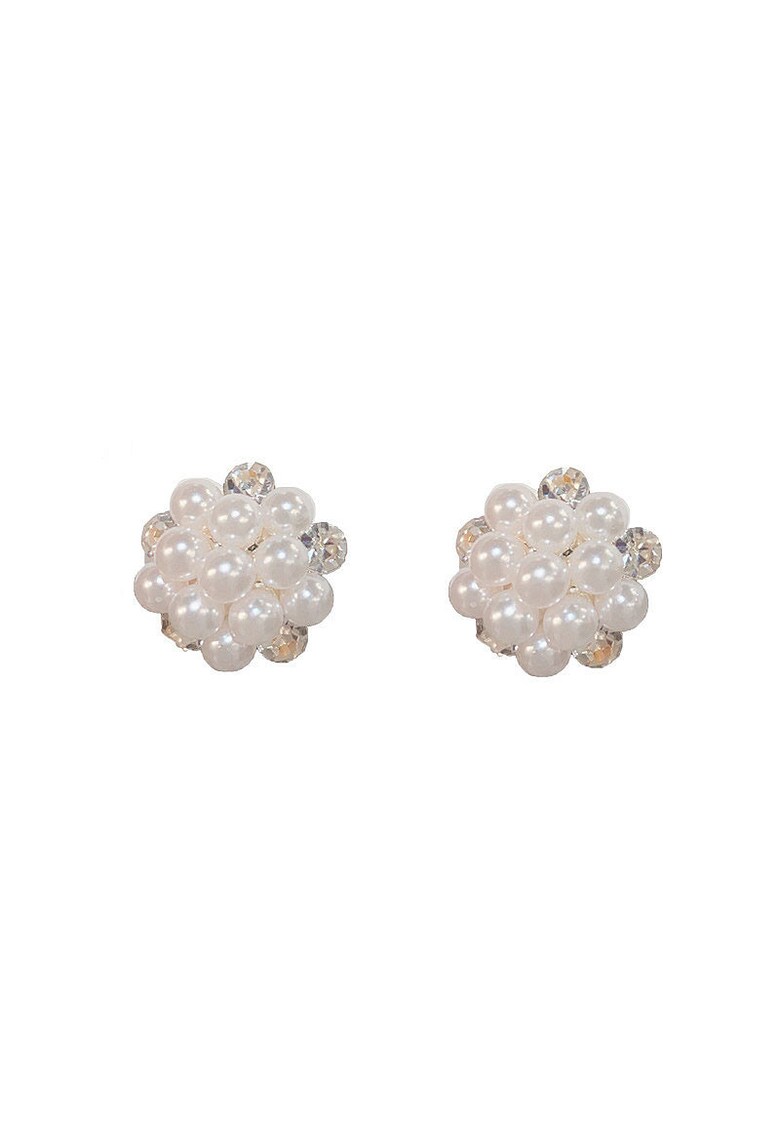 Cercei - elegant - perle sintetice - auriu - 1 - 4x1 - 4cm