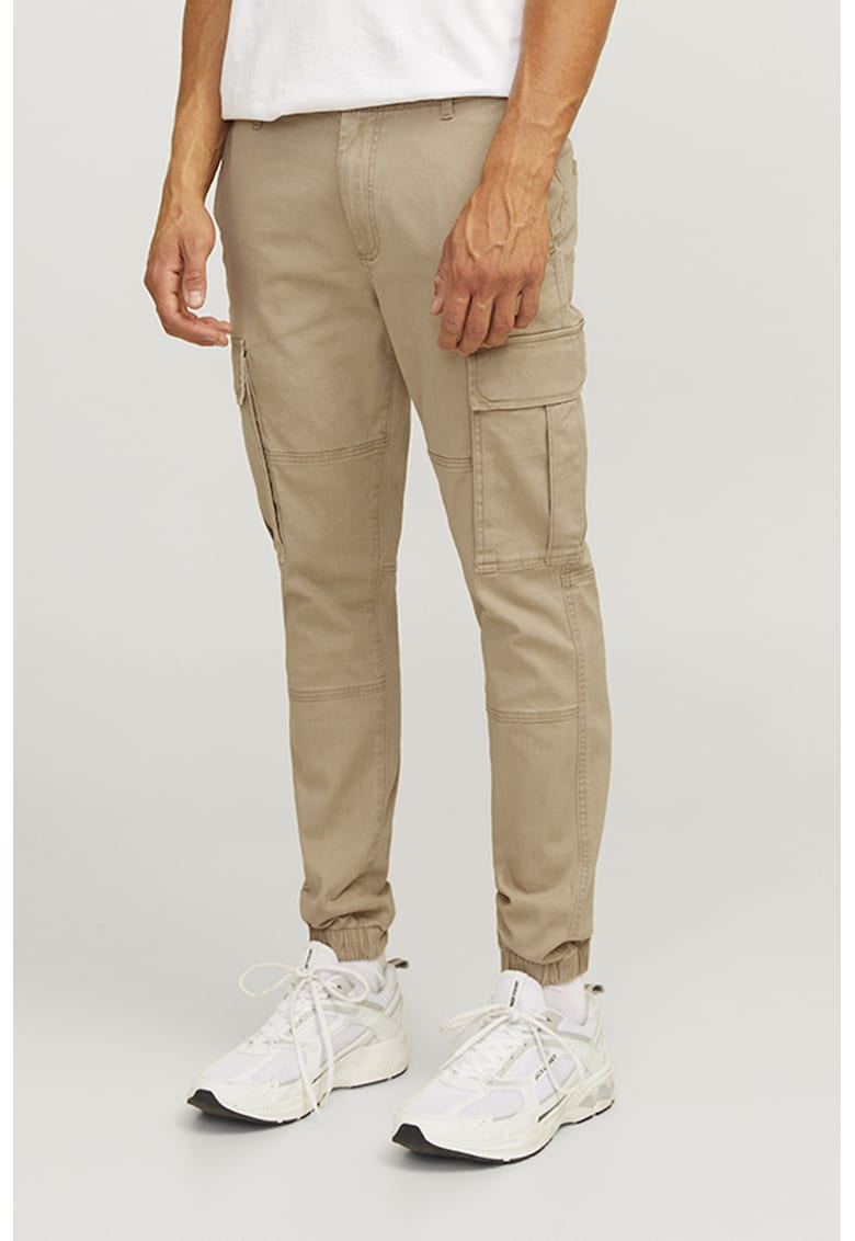 Pantaloni cargo uni - Bej