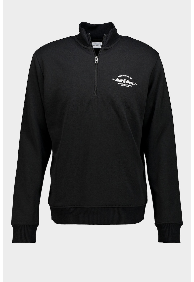 Bluza de trening din amestec de bumbac organic - Negru/Roz