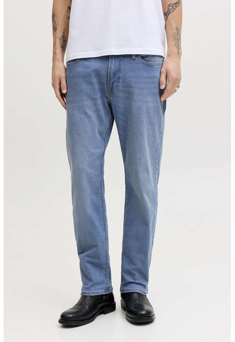 Blugi uni drepti - Albastru