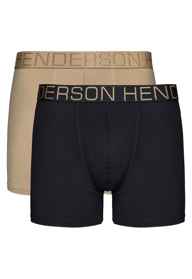 Set boxeri barbati - Nice 2 buc - bej-negru - bumbac
