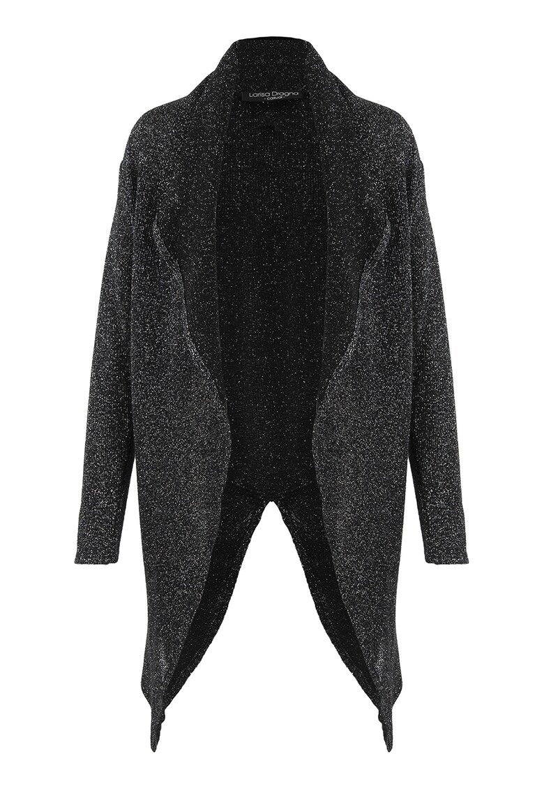 Cardigan asimetric - Negru