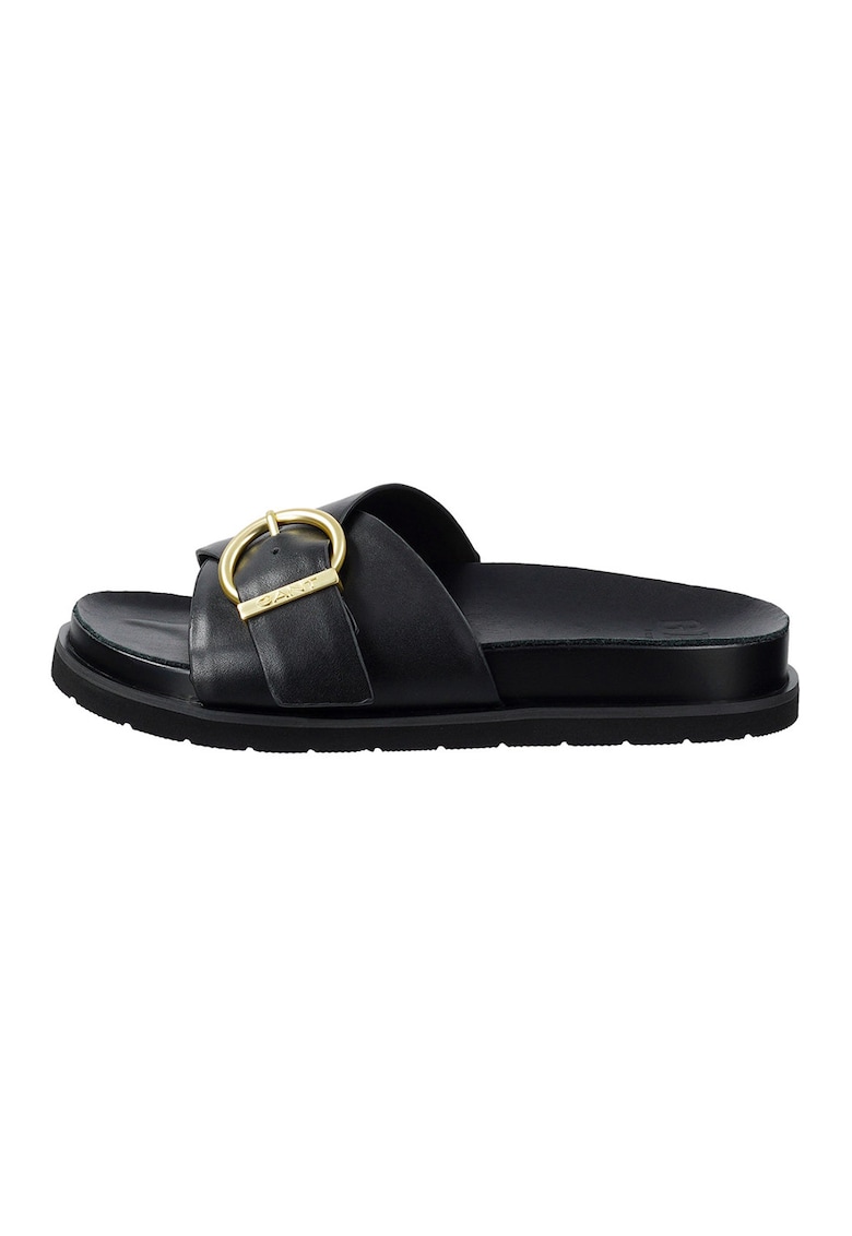 Papuci cu talpa flatform Mardale - Negru