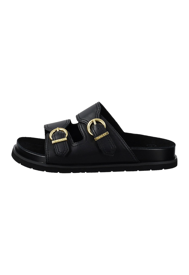 Papuci cu talpa flatform Mardale - Negru