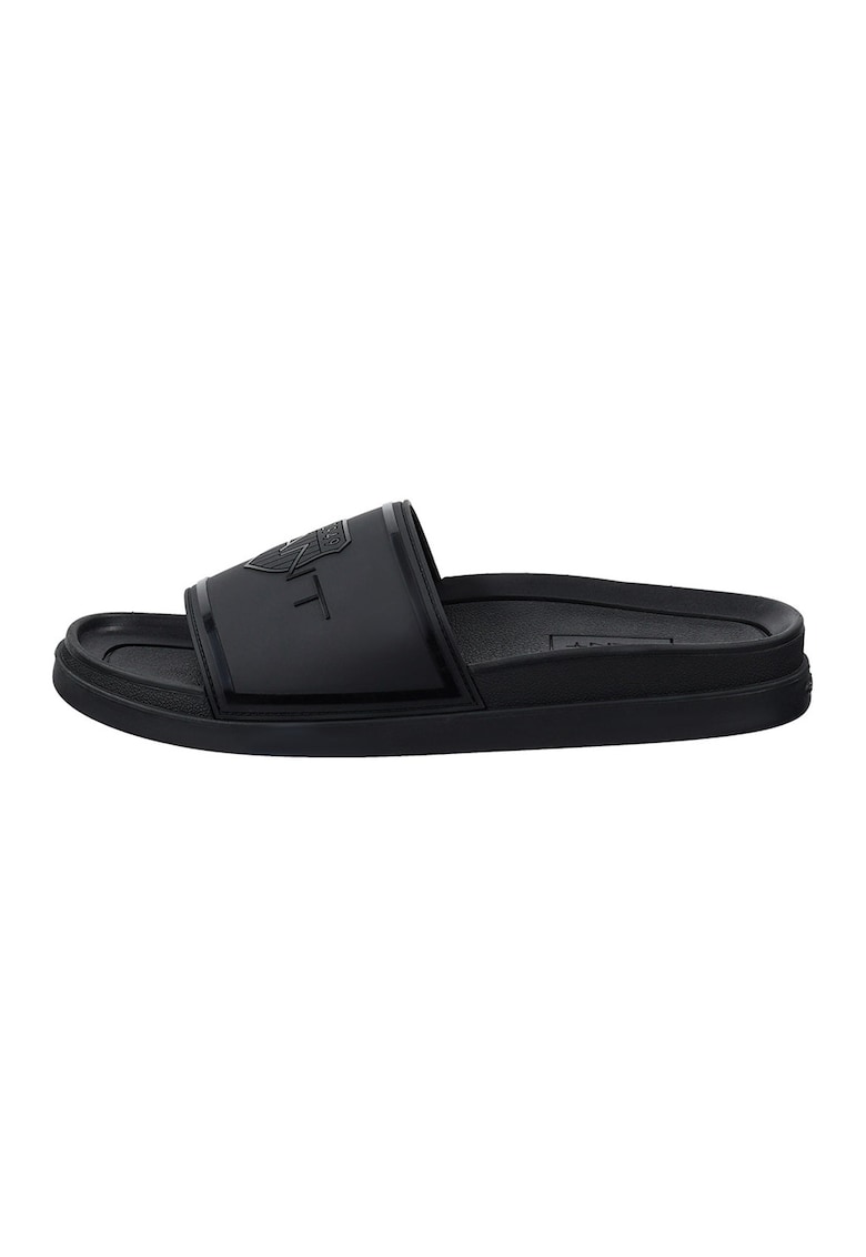 Papuci cu logo Pierbay - Negru