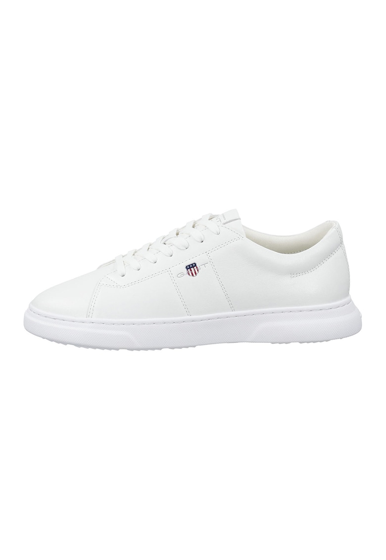 Pantofi sport din piele cu model uni Joree - Alb