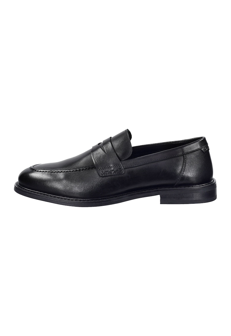 Pantofi loafer din piele Lozham - Negru