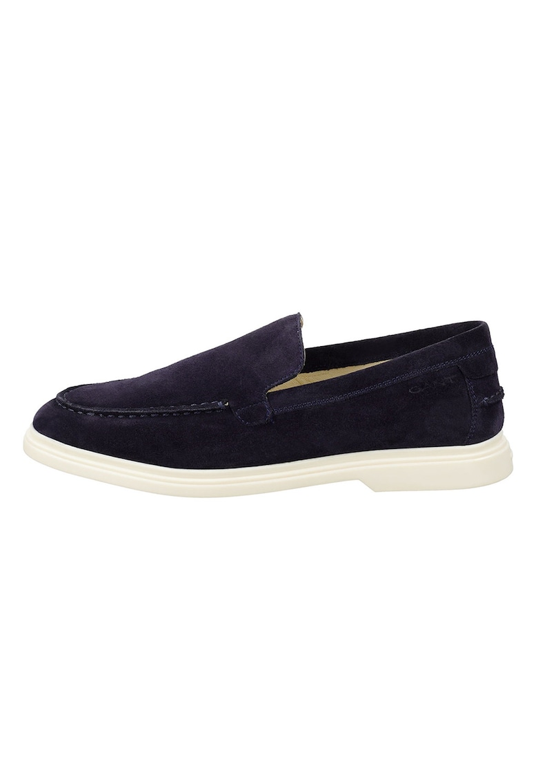 Pantofi loafer din piele intoarsa Boery - Bej