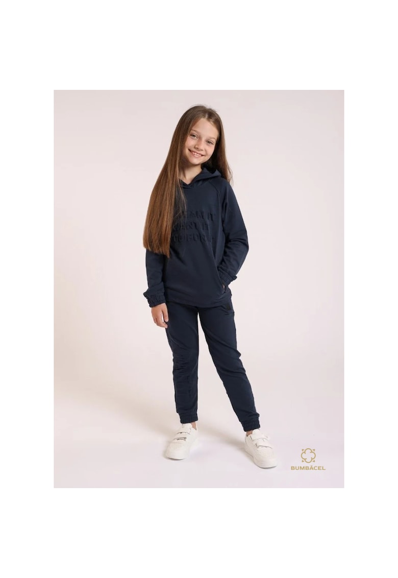 Pantaloni lungi Bumbacel - bumbac - albastru - Albastru