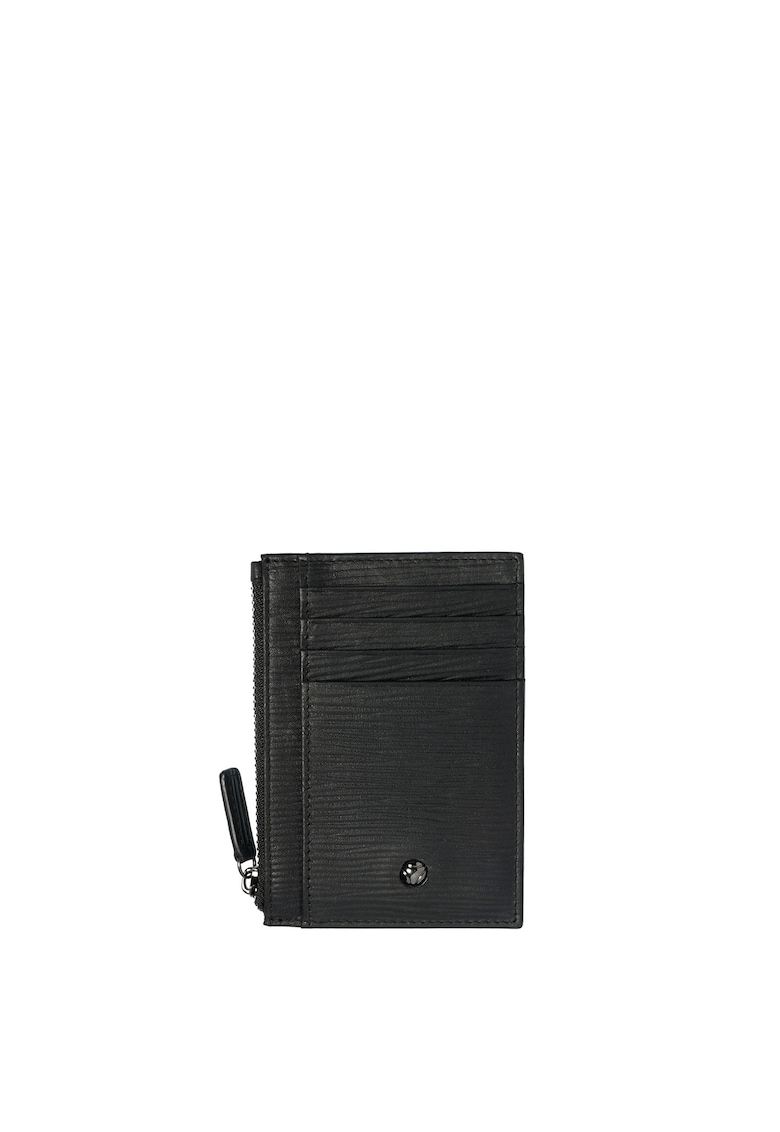 Portcart din piele Silvano Chic - Negru