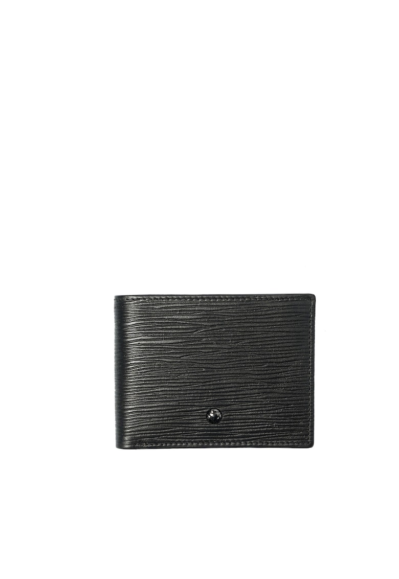 Portofel din piele Erebus Moda - Negru