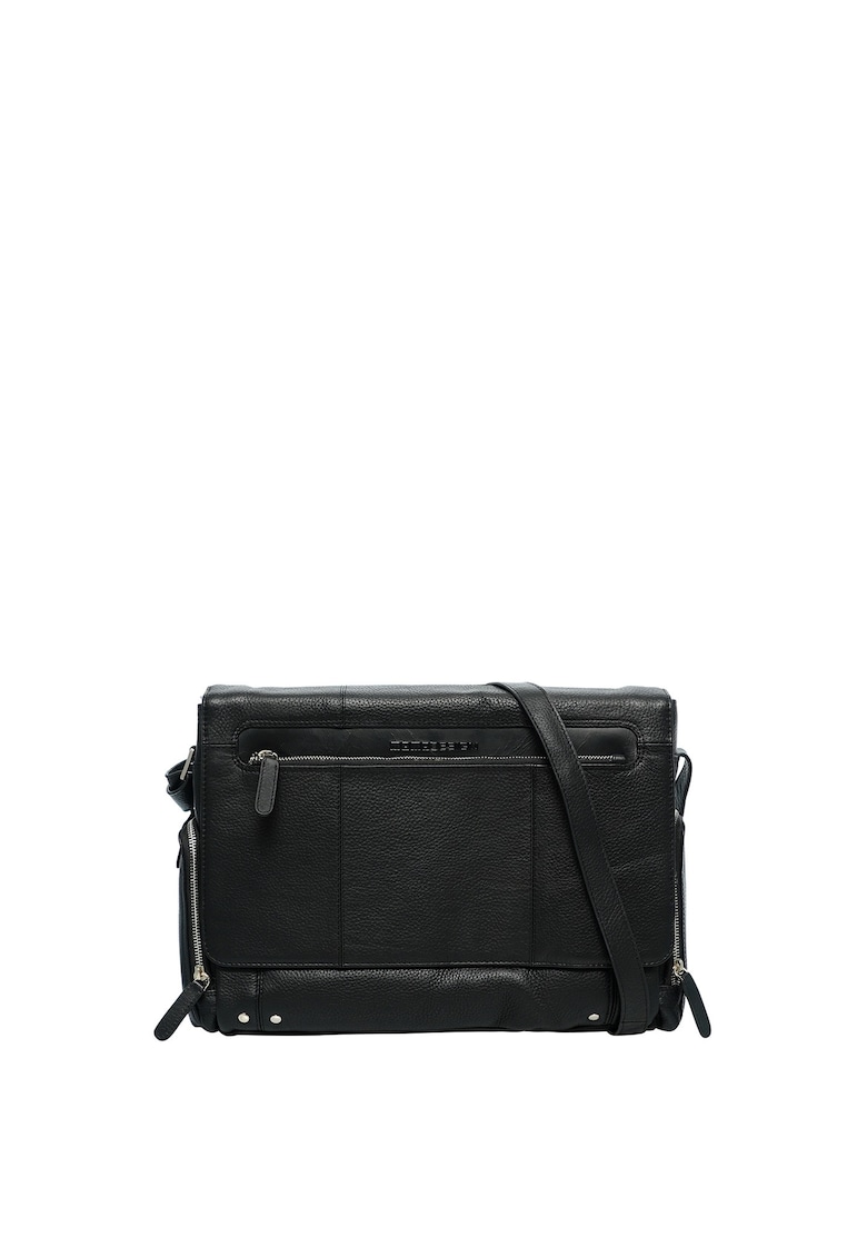 Geanta crossbody din piele Umbria Prime - Negru