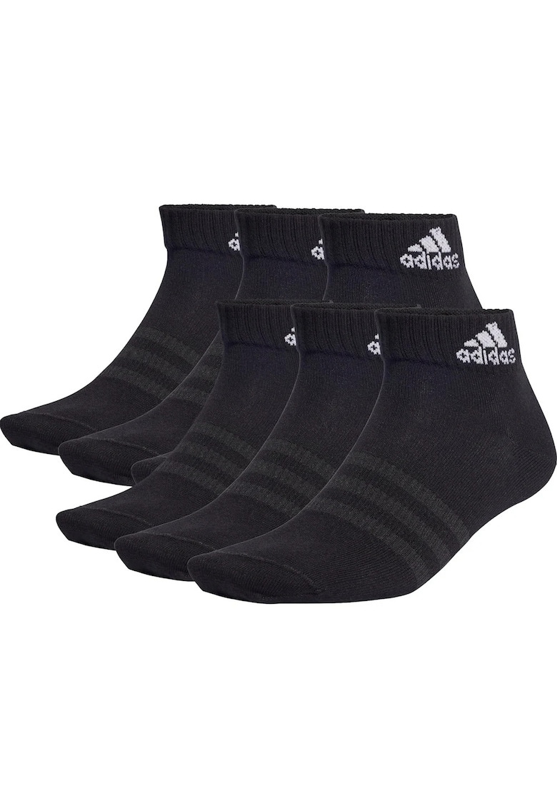 Set 6 perechi sosete Thin and Light negru