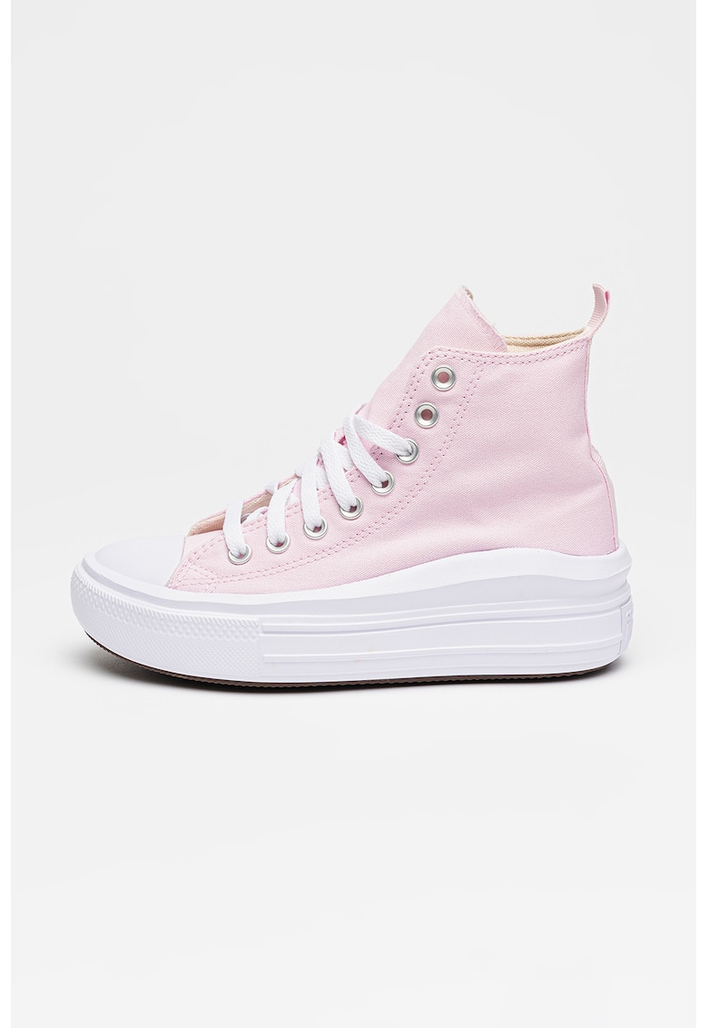 Pantofi sport cu sireturi Chuck Taylor All Star Move - Roz deschis
