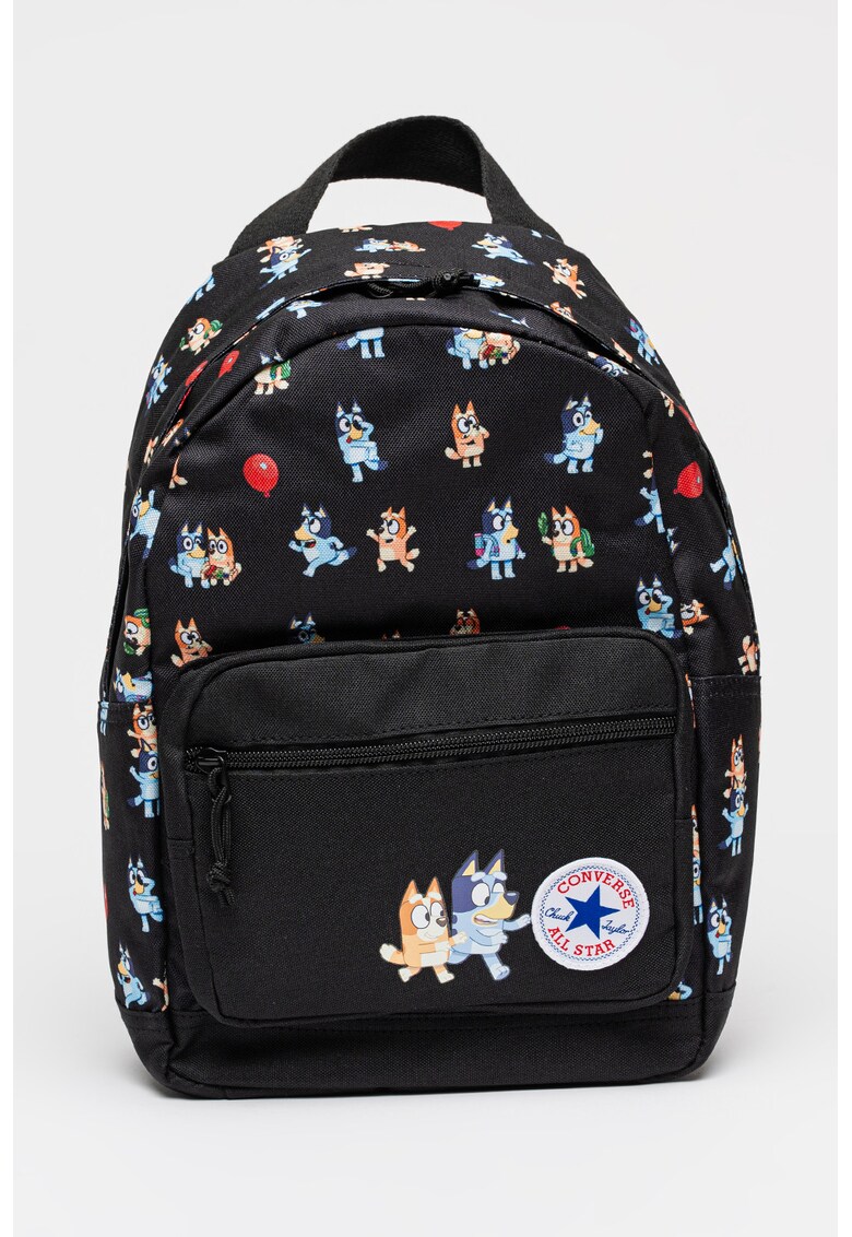 Rucsac din material textil cu model Bluey Go - Negru/Albastru deschis