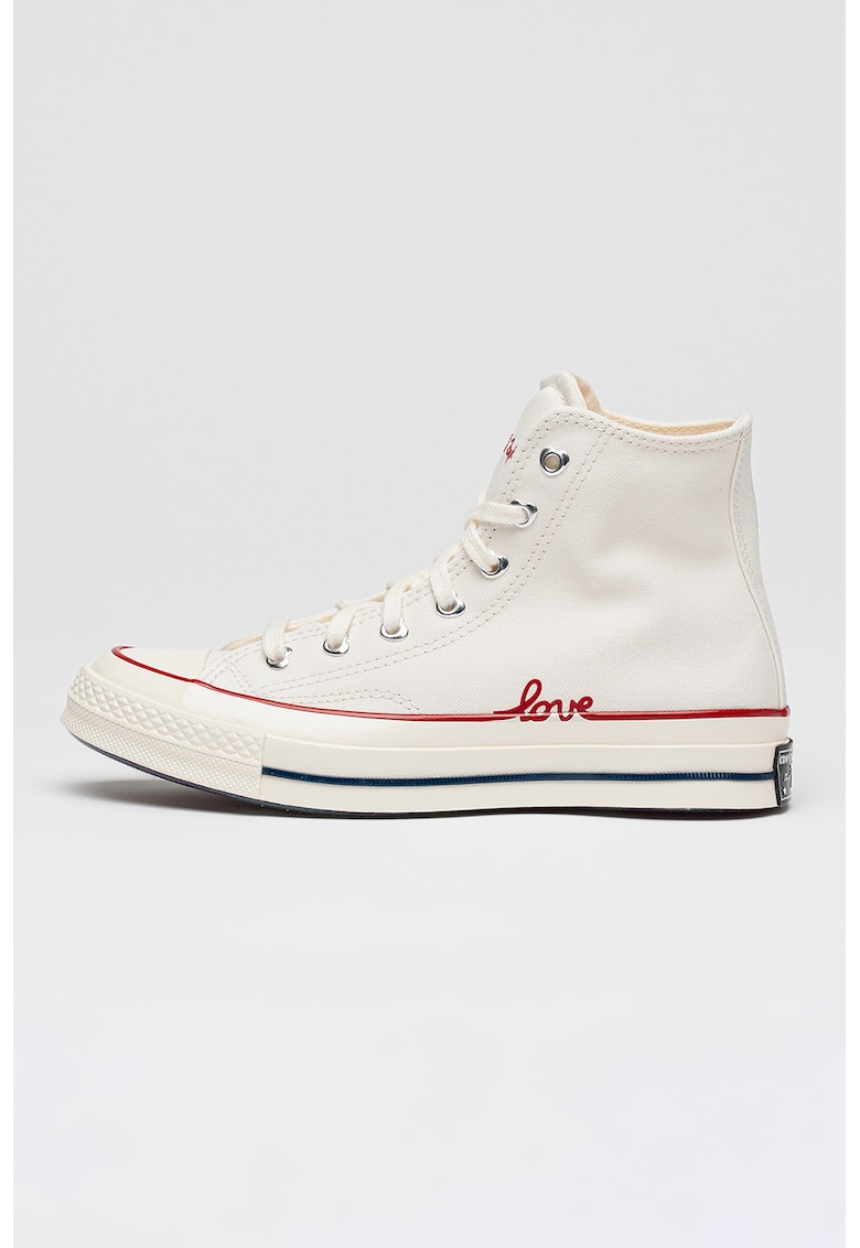 Tenisi mid-cut Chuck 70 - Alb