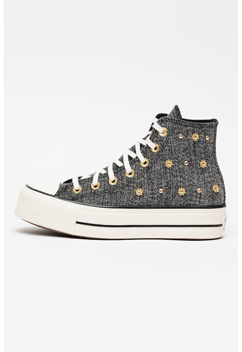 Pantofi sport Chuck Taylor All Star Lift Platform - Negru/Crem