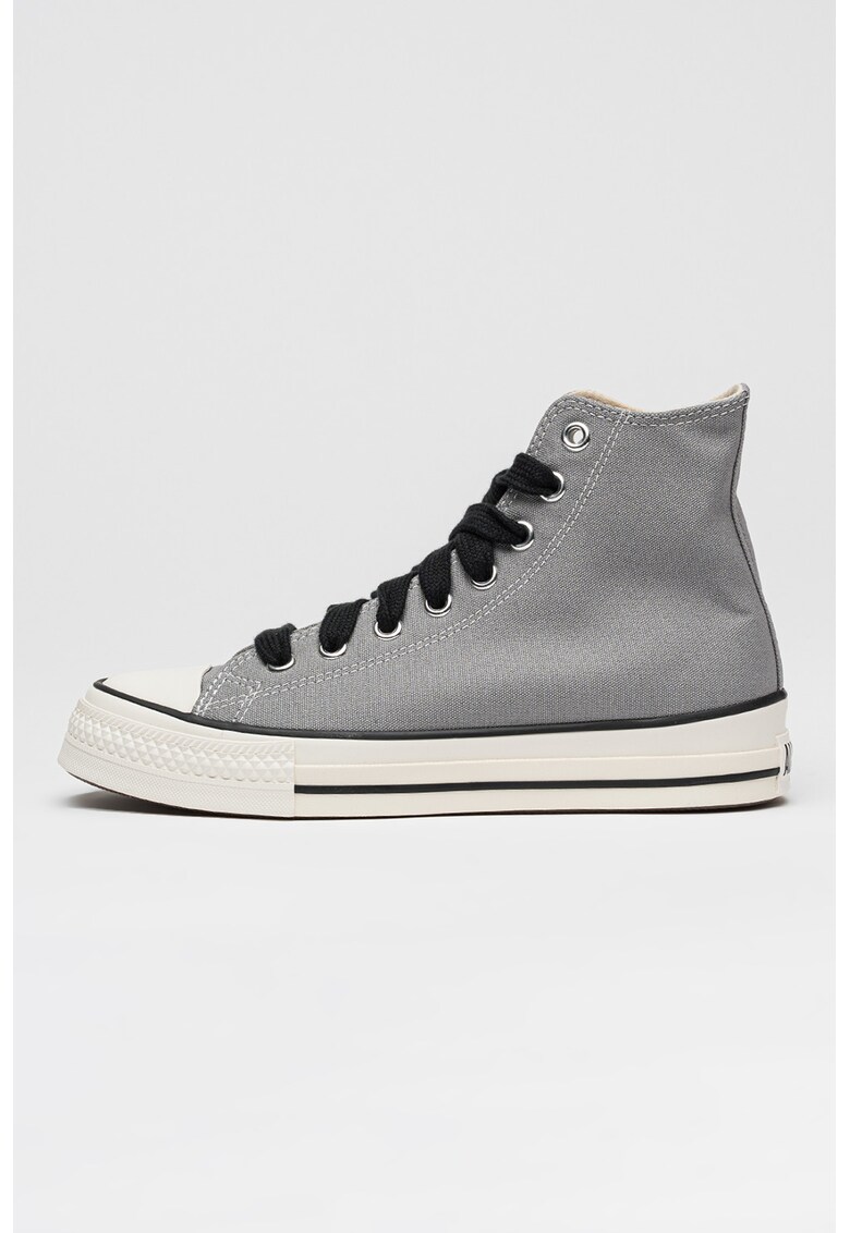 Tenisi mid-cut unisex Chuck Taylor Throwback - Alb/Negru/Gri