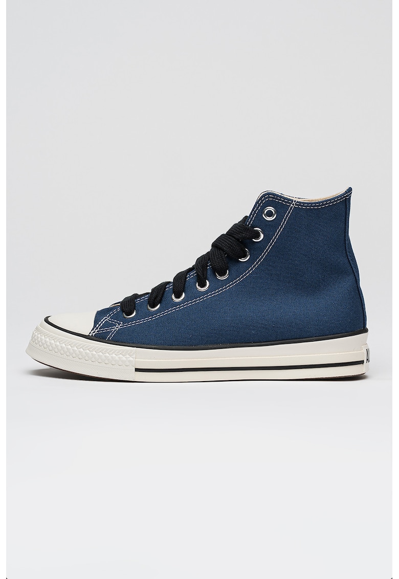 Tenisi mid-cut cu logo Chuck Taylor Throwback - Rosu/Alb/Bleumarin