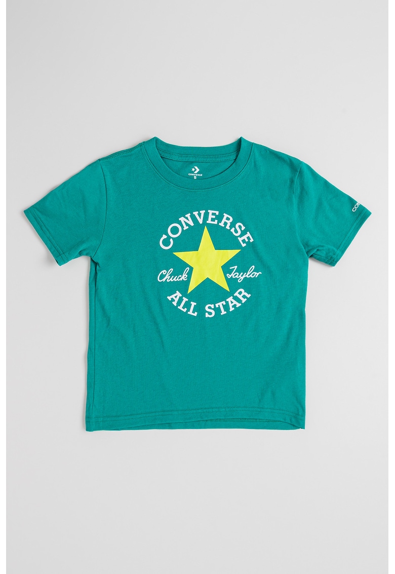Tricou cu imprimeu logo Chuck Patch - Verde
