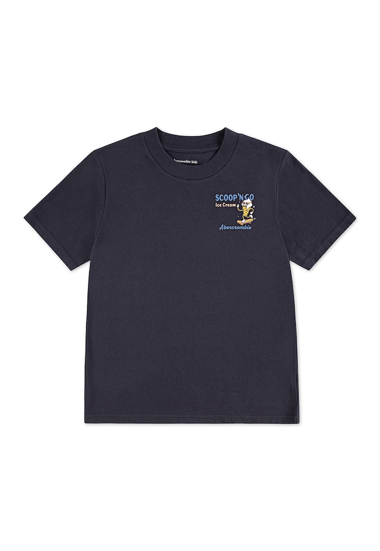 Tricou cu imprimeu pe partea din spate Scoop 'N G - Galben sofran/Negru carbon