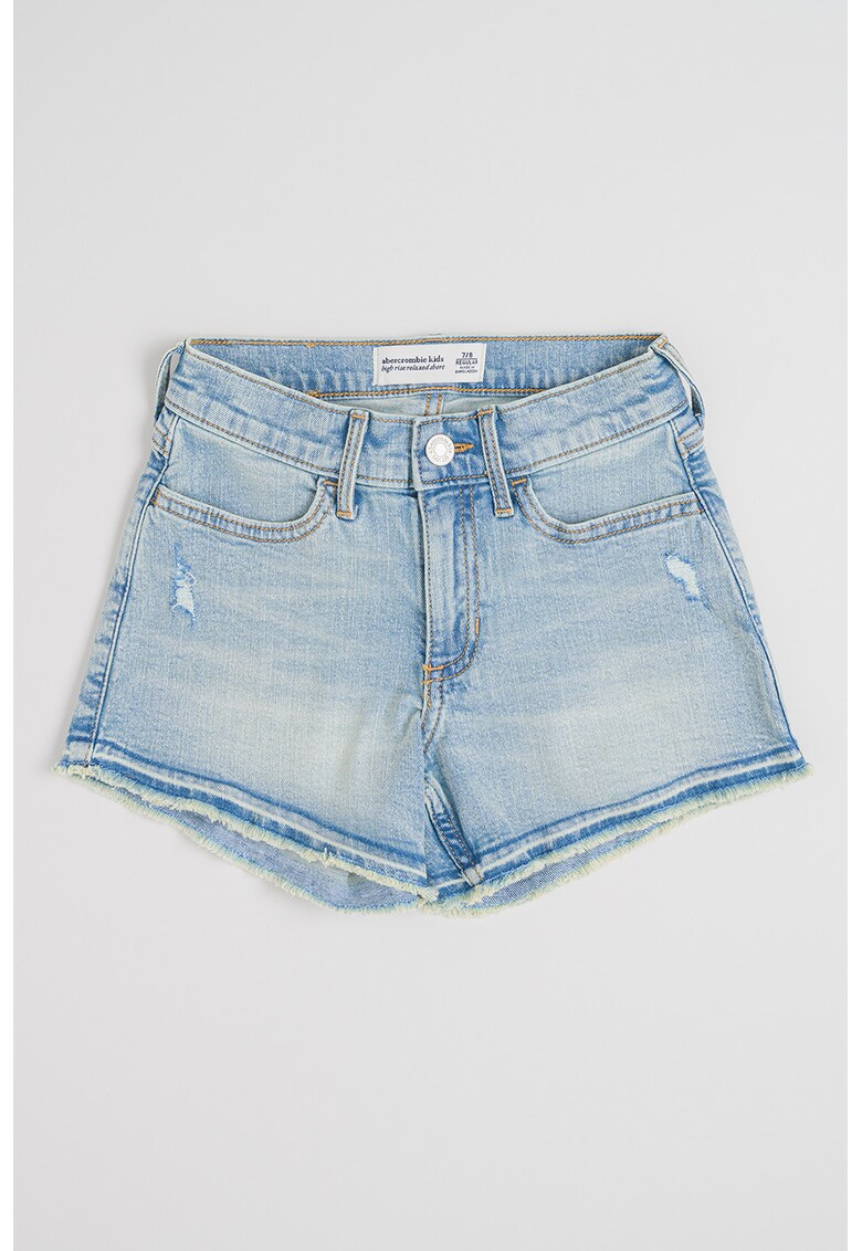 Blugi scurti relaxed fit - Albastru deschis