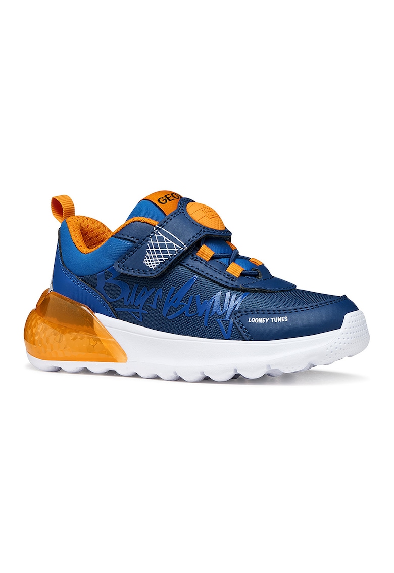Pantofi sport Activart Illuminus cu design Looney Tunes - Portocaliu/Bleumarin