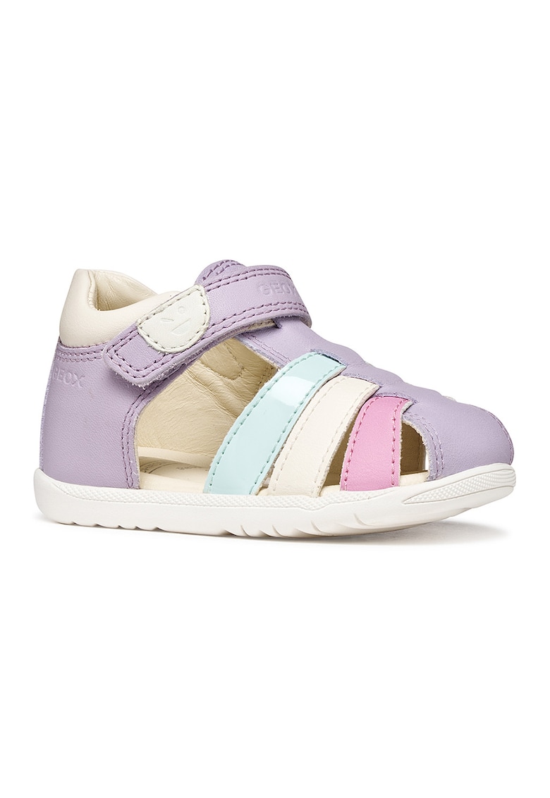 Sandale fisherman de piele Macchia - Lila/Roz