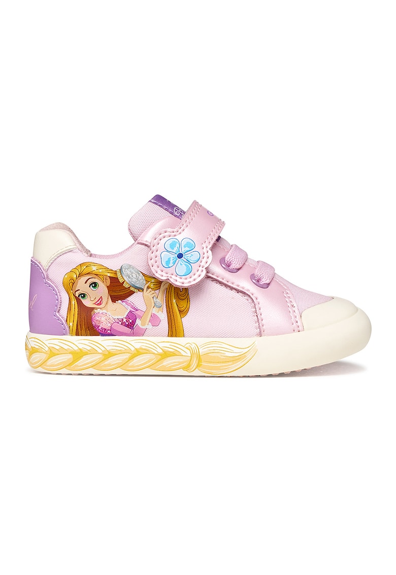 Tenisi cu imprimeu desene animate Gisli - Galben/Roz pastel/Albastru