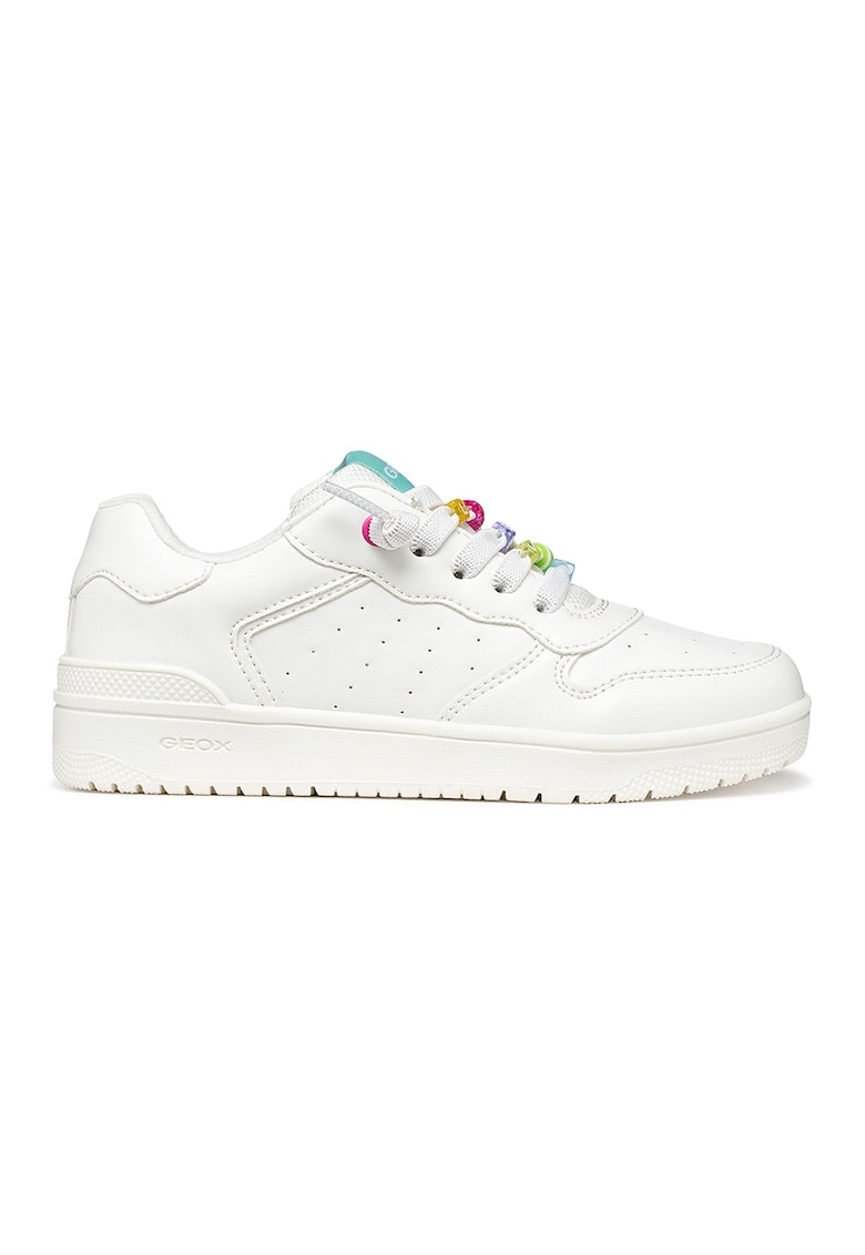 Pantofi sport Washiba cu sireturi decorative cu talismane - Alb murdar