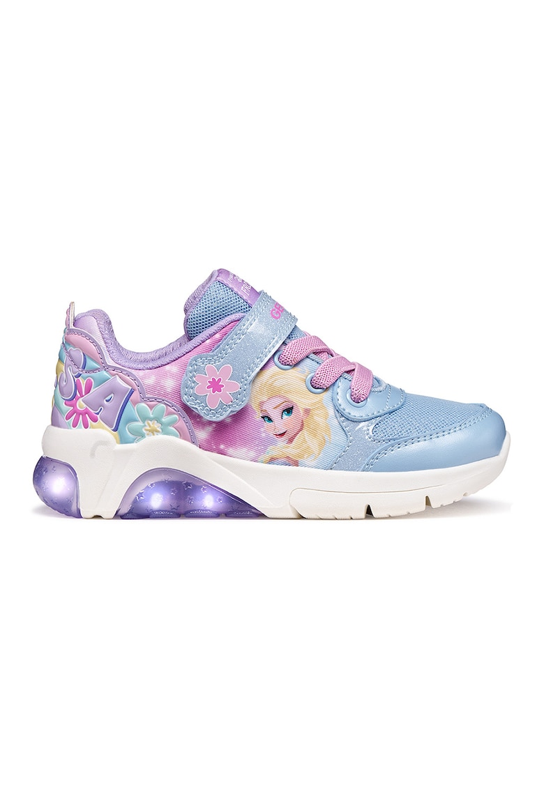 Pantofi sport Fadinlight cu design si lumini - Lila/Roz/Verde menta